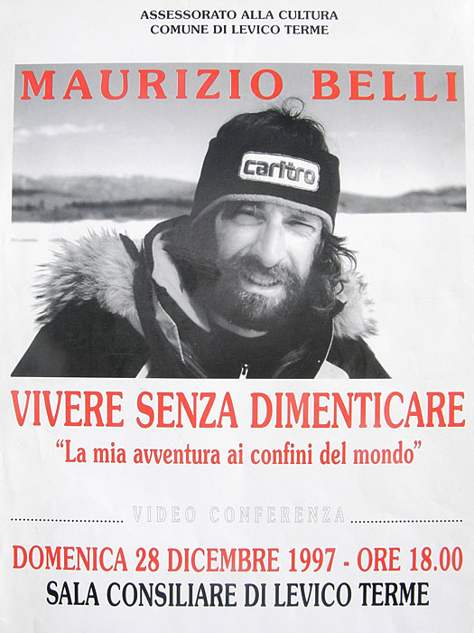 Maurizio Belli - Conferenze - La mia avventura ai confini del mondo