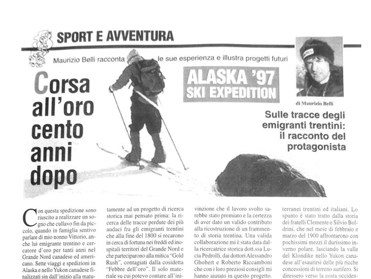 Maurizio Belli - Alaska ’97 ski espedition