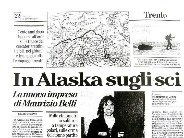Maurizio Belli - In Alaska sugli sci
