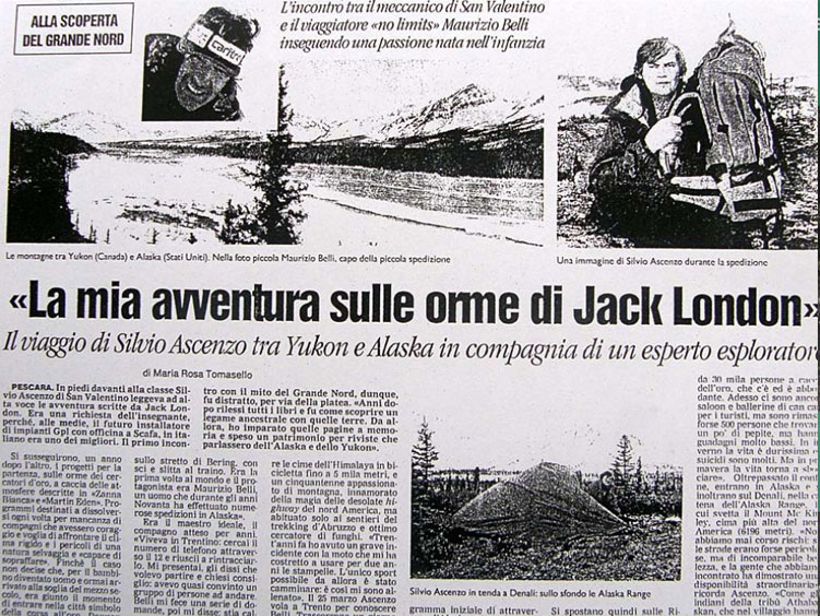 Maurizio Belli - La mia avventura sulle orme di Jack London
