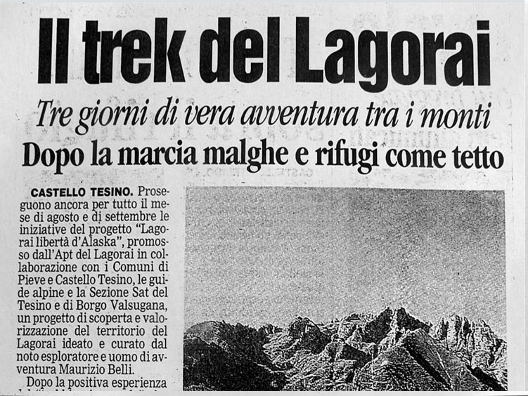 Maurizio Belli - Il trek del Lagorai
