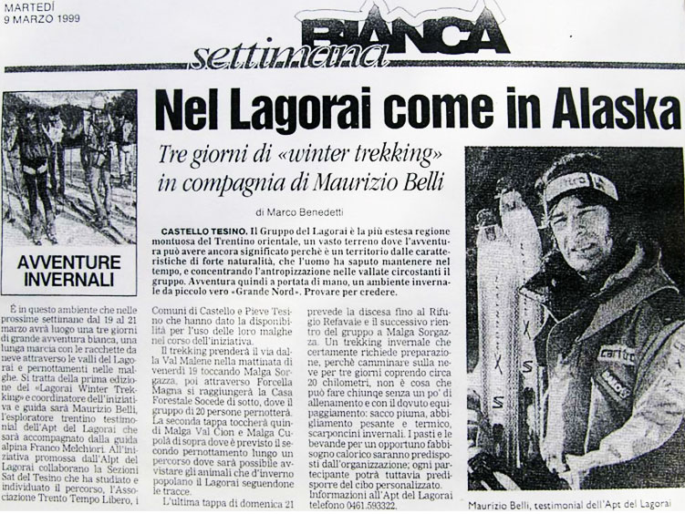 Maurizio Belli - Nel Lagorai come in Alaska